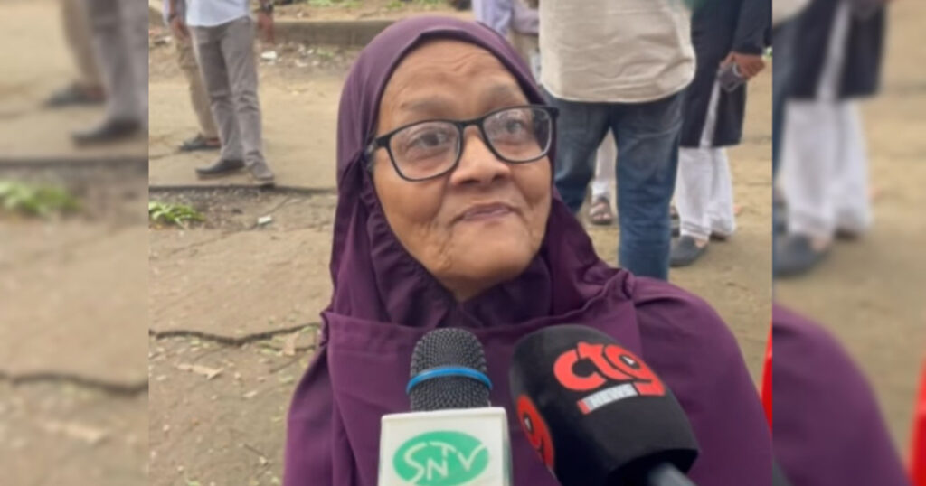 Hafeza Khanam 74-year-old joining NCP Narishakti in Chattogram May Day event